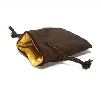 Small Black/Gold Koplow Velvet Bag
